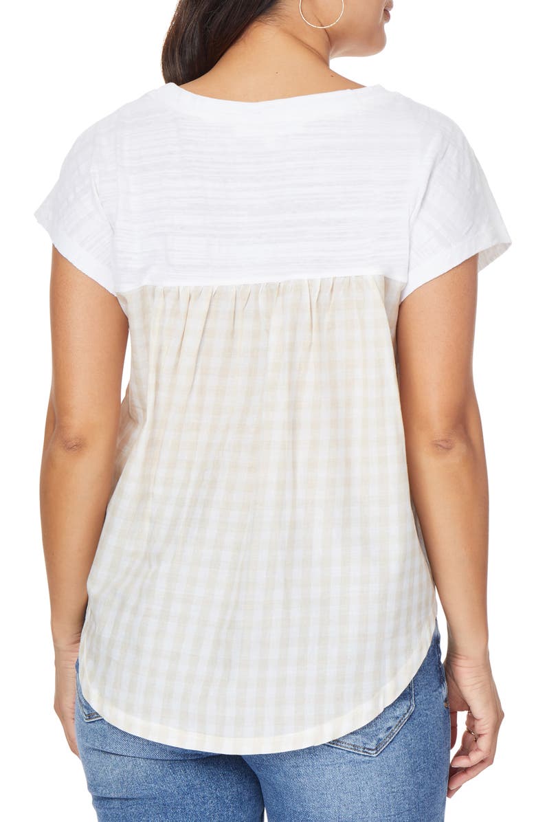 C & C California Farrow Mixed Media T-Shirt, Alternate, color, 