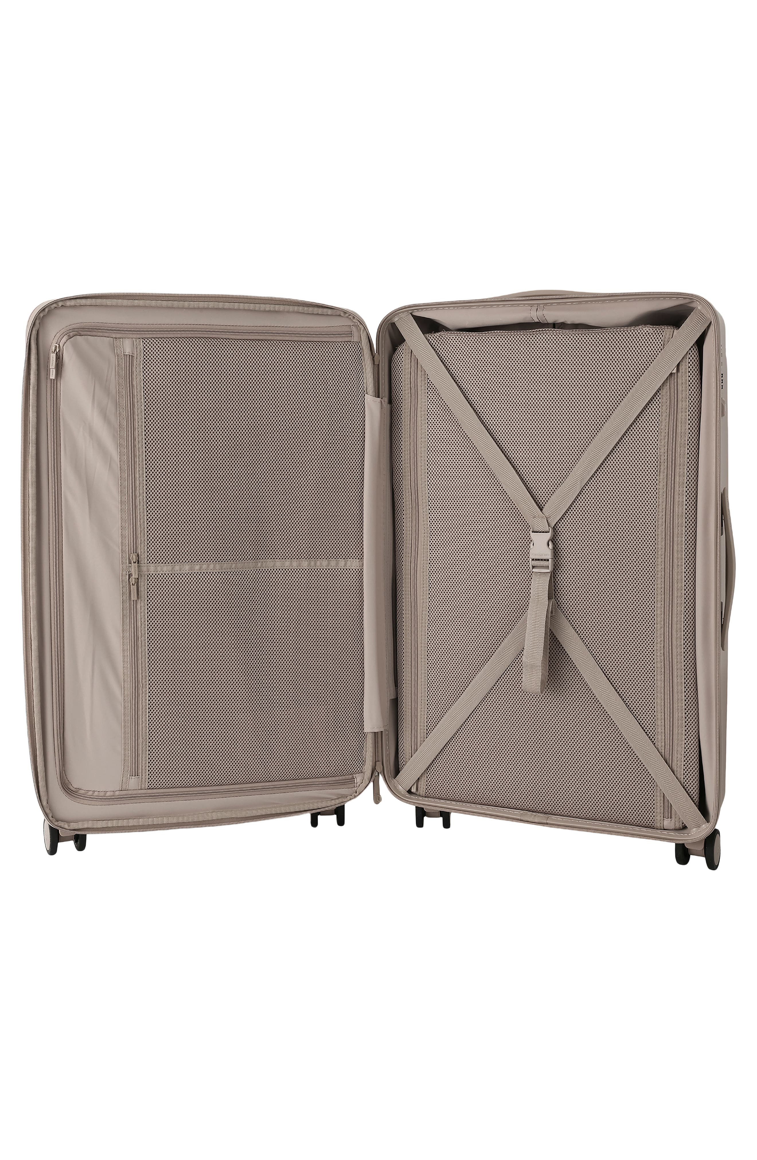 Hedgren Nostos Matte Large Spinner Suitcase, Alternate, color, Sahara