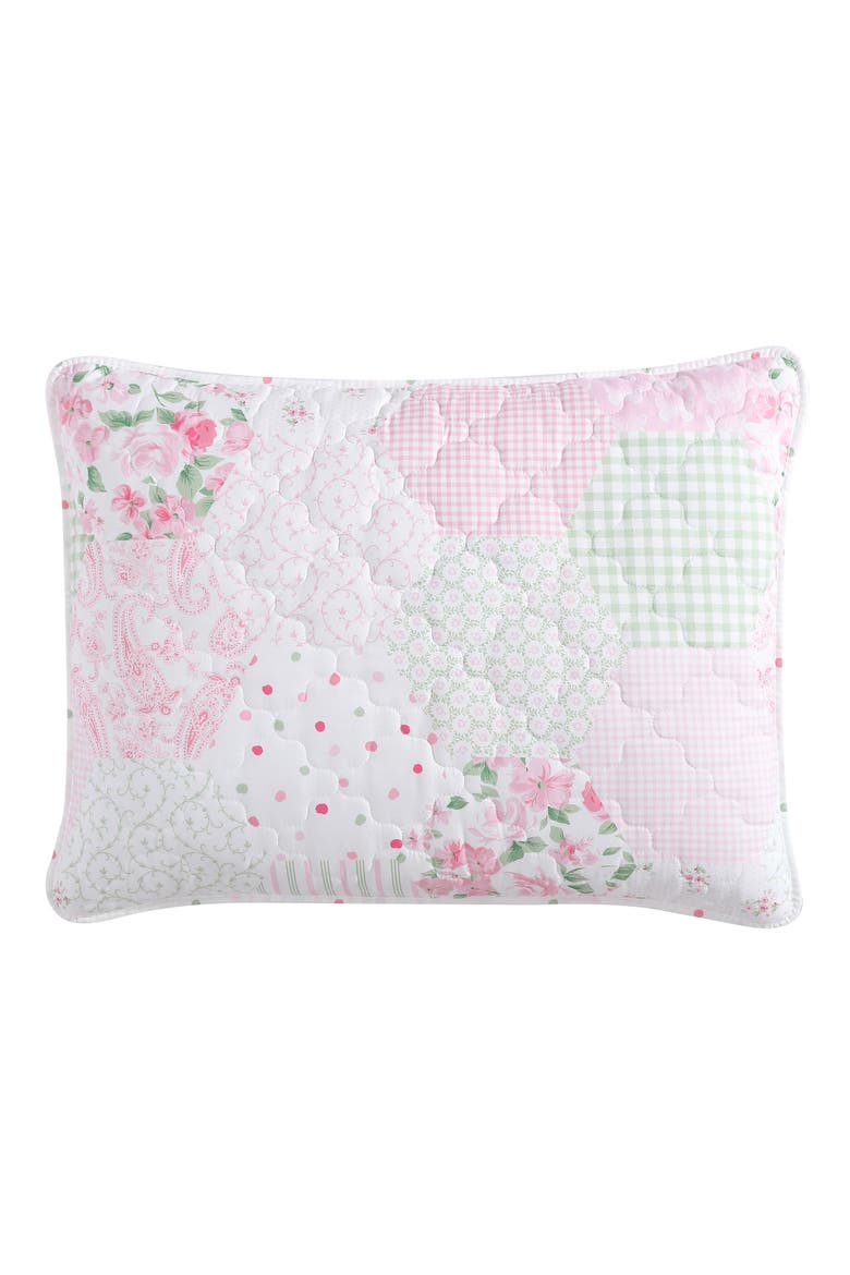 Ellyn Quilt & Sham Set, Alternate, color, PINK
