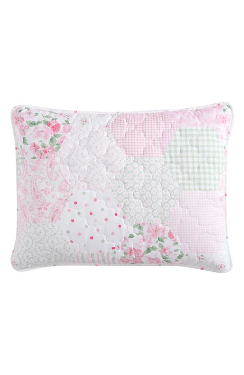 Laura Ashley Ellyn Quilt & Sham Set In Pink