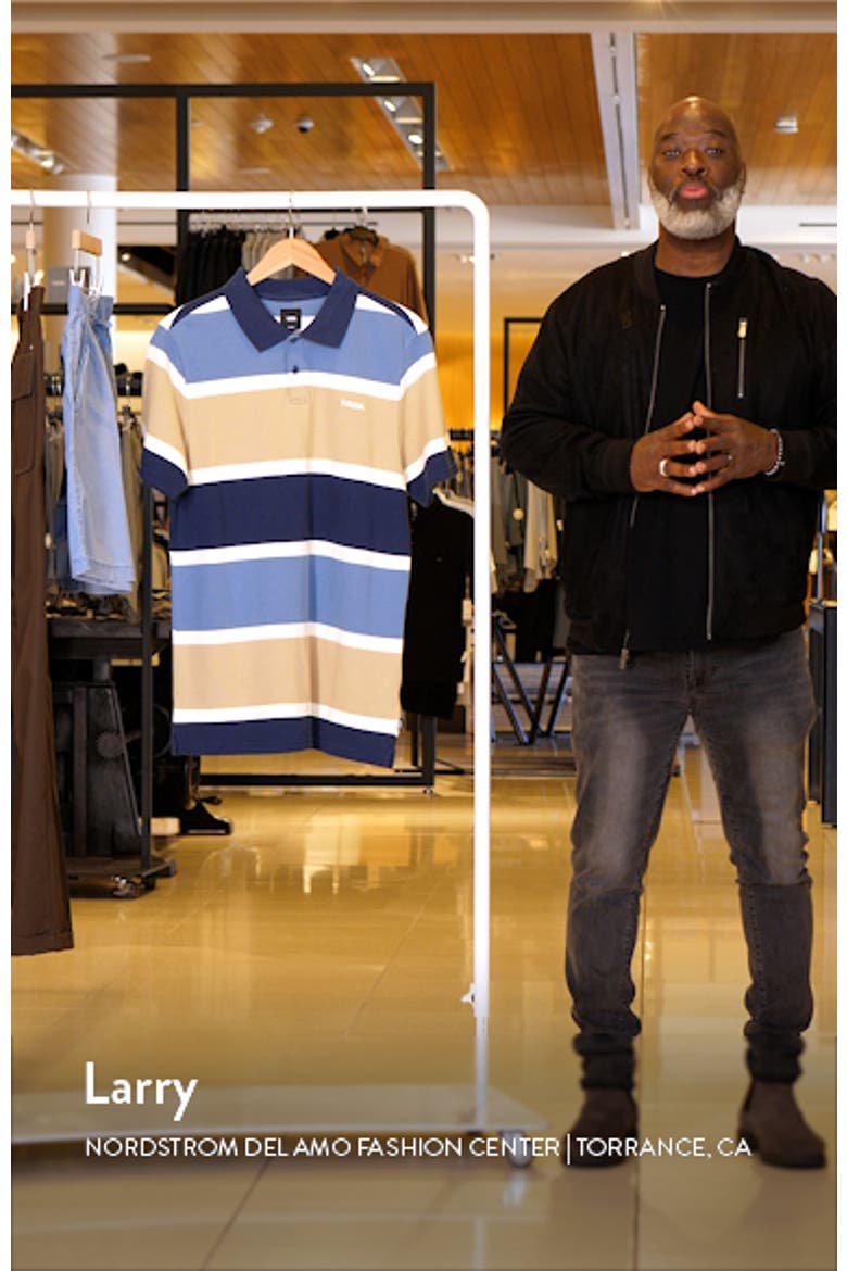 Halicrest Stripe Cotton Polo video