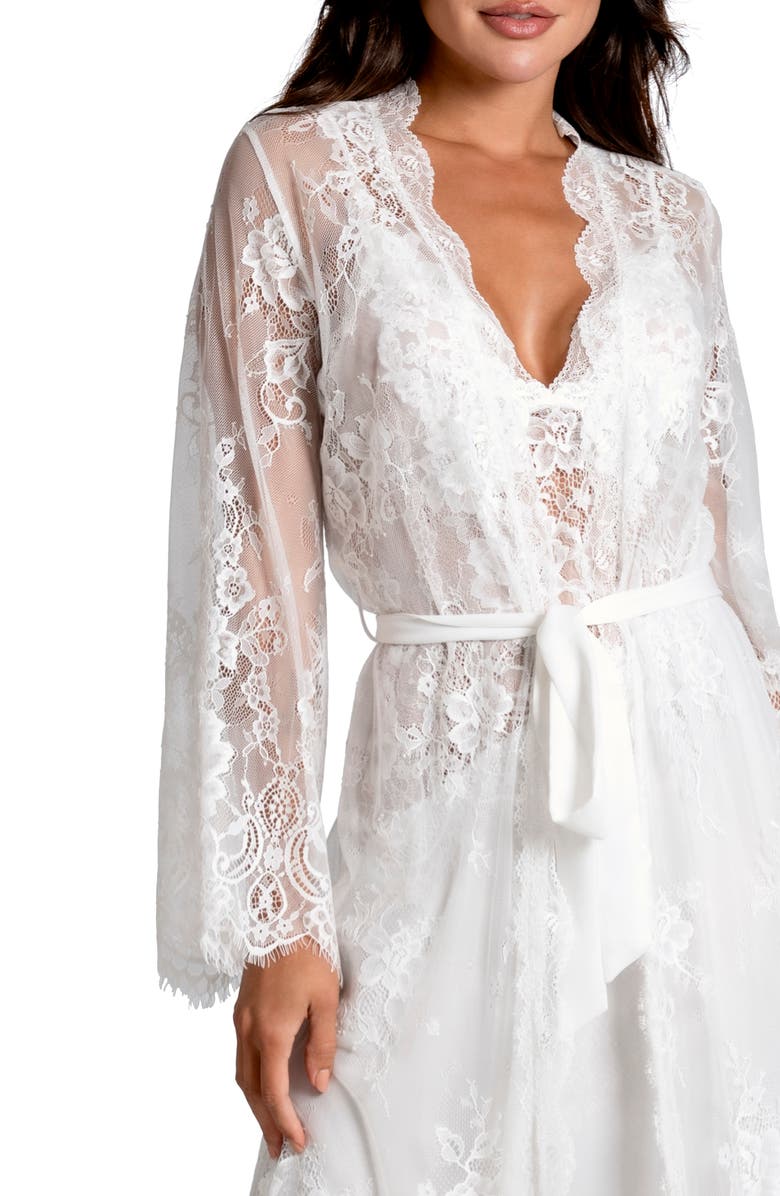In Bloom by Jonquil Marry Me Lace Robe, Alternate, color,