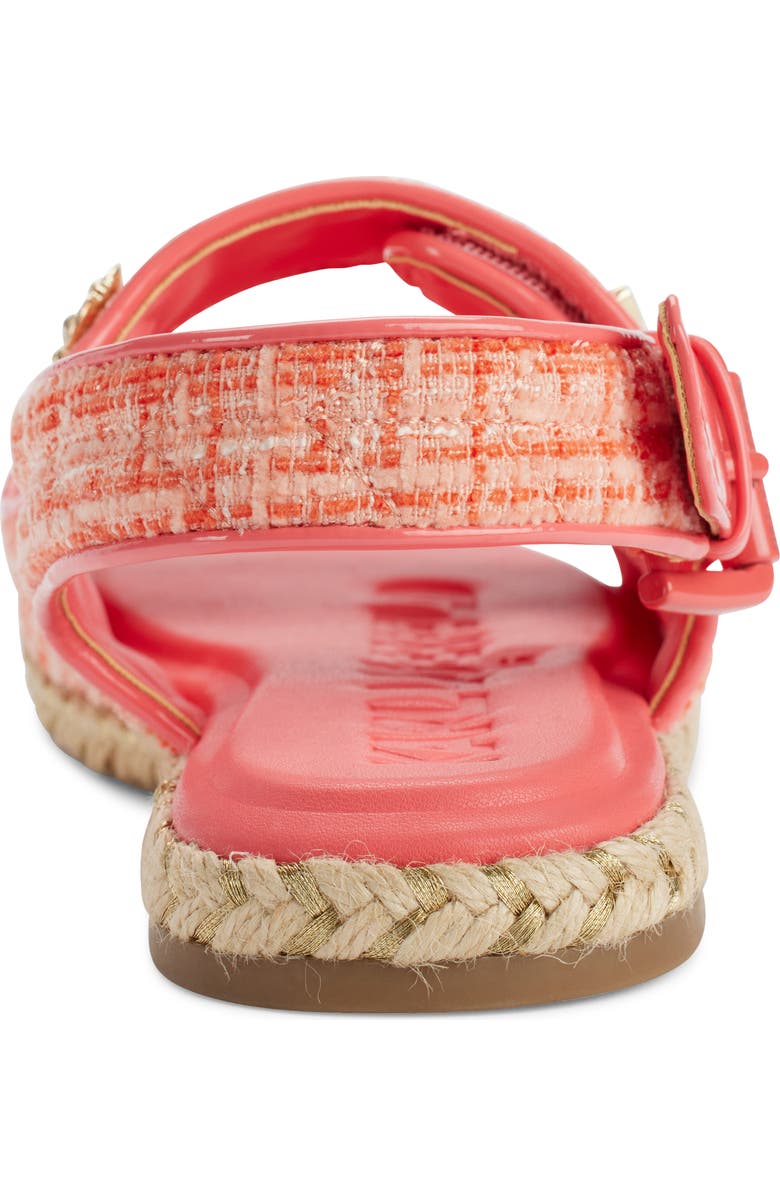 KARL LAGERFELD PARIS Charlay Slingback Sandal, Alternate, color, Sunset Coral