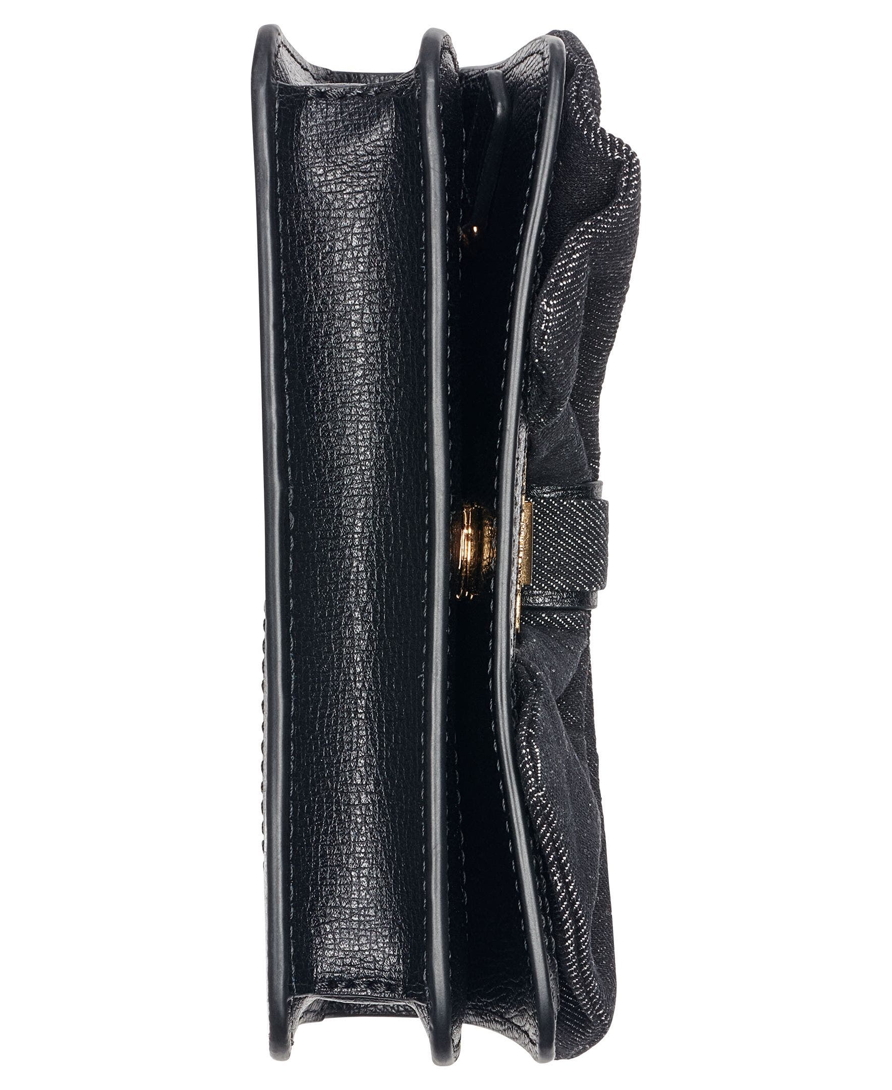 Kosette Denim Crossbody, Alternate, color, Black Denim