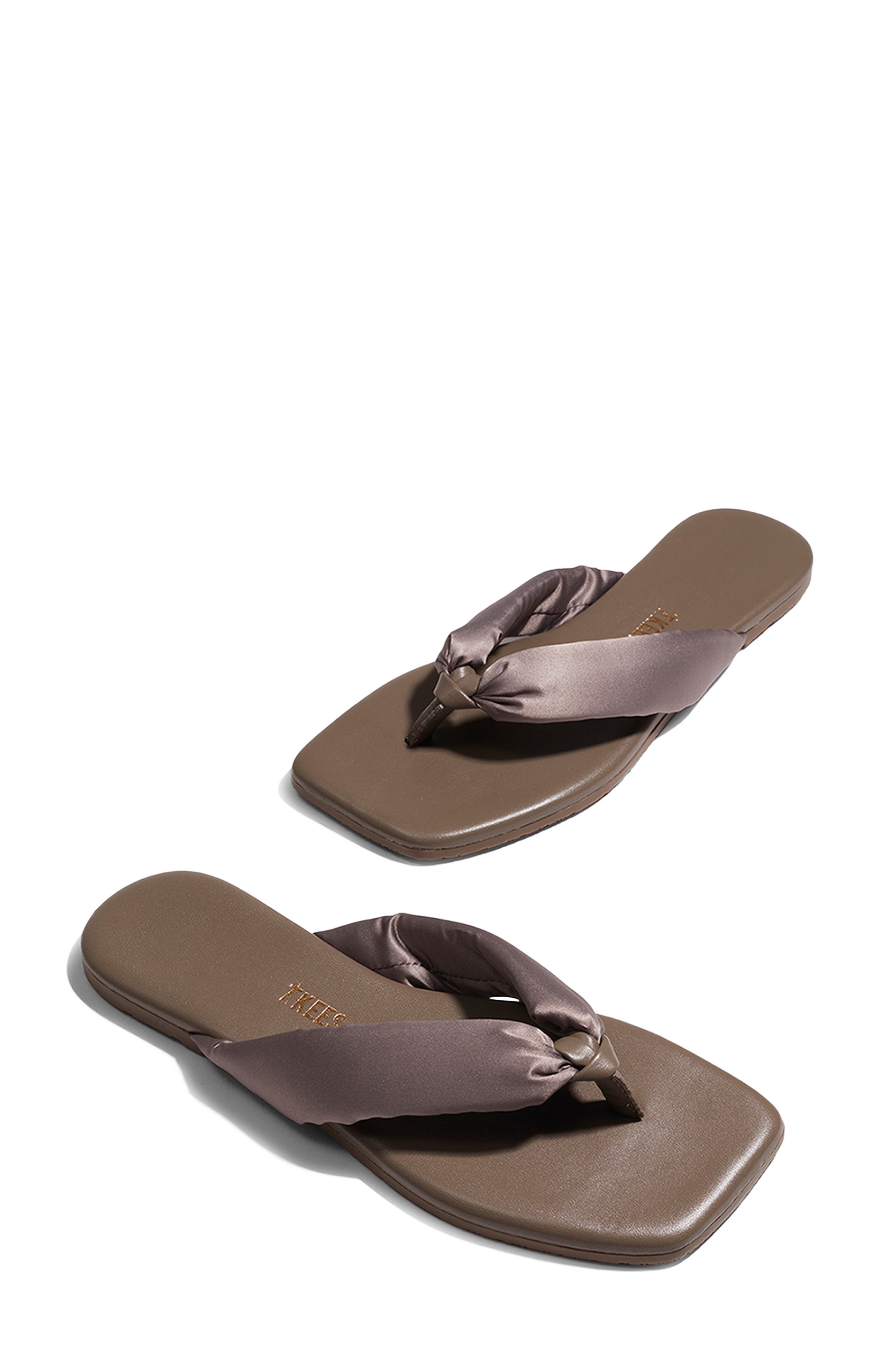 TKEES Lennon Flip Flop, Alternate, color, Pewter