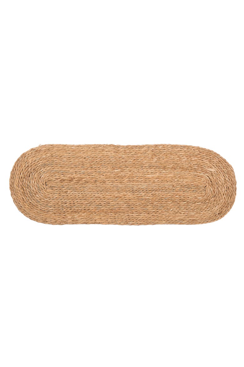 Midnight Seagrass Table Runner 13" x 36", Main, color, Beige