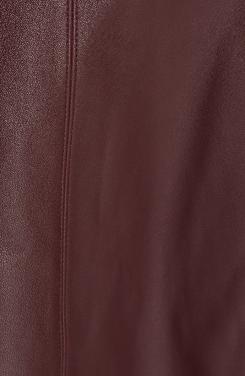 Theory Nappa Leather Trench Coat, Alternate, color, 