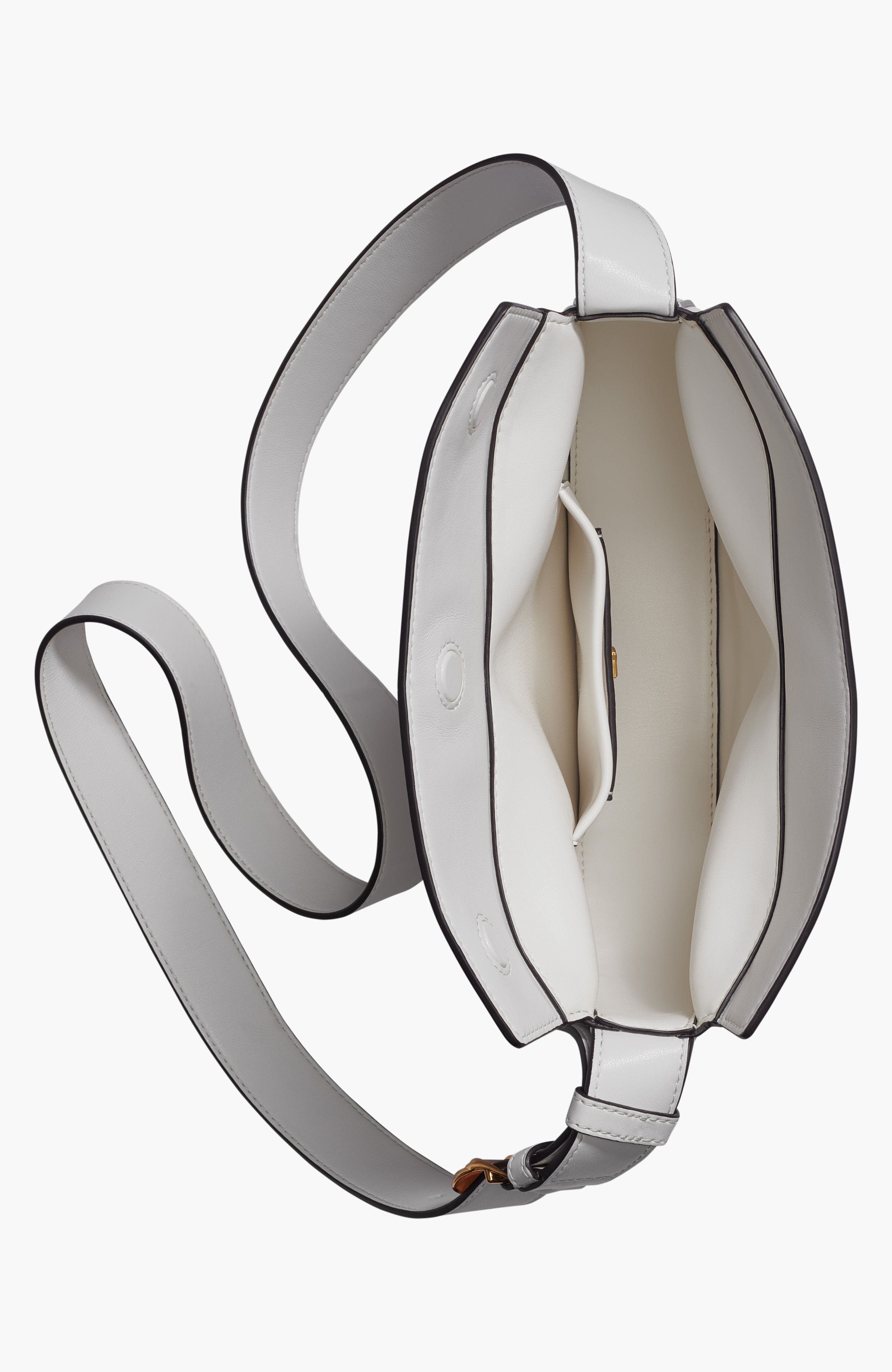 Donna Karan New York Valley Stream Crossbody, Alternate, color, Brillant White