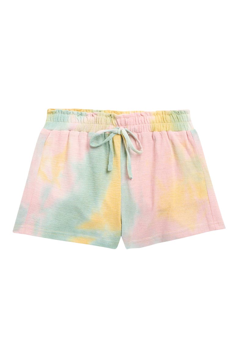 Kids' Tie Dye Shorts, Main, color, COTTON CANDY