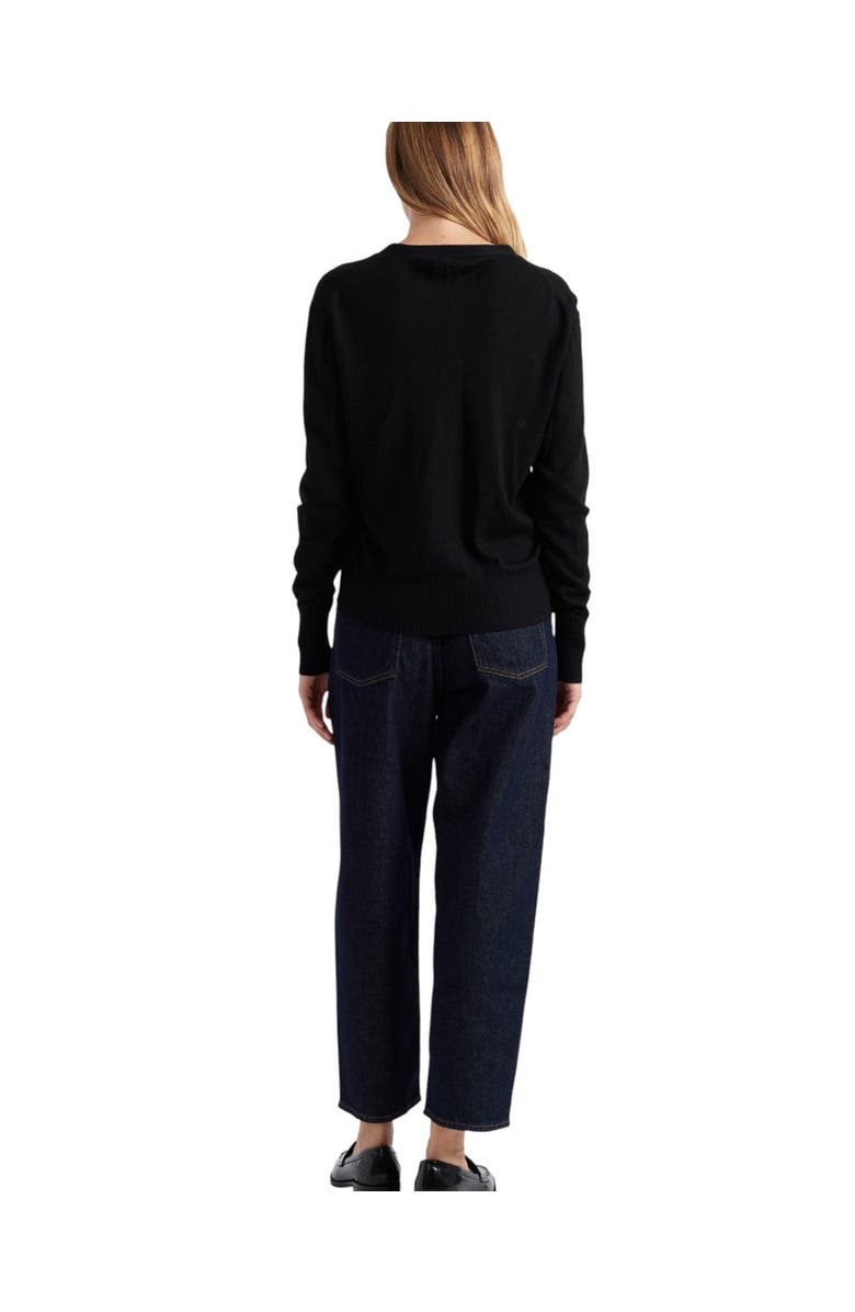 Chinti & Parker Pure Merino Cardigan, Alternate, color, Black