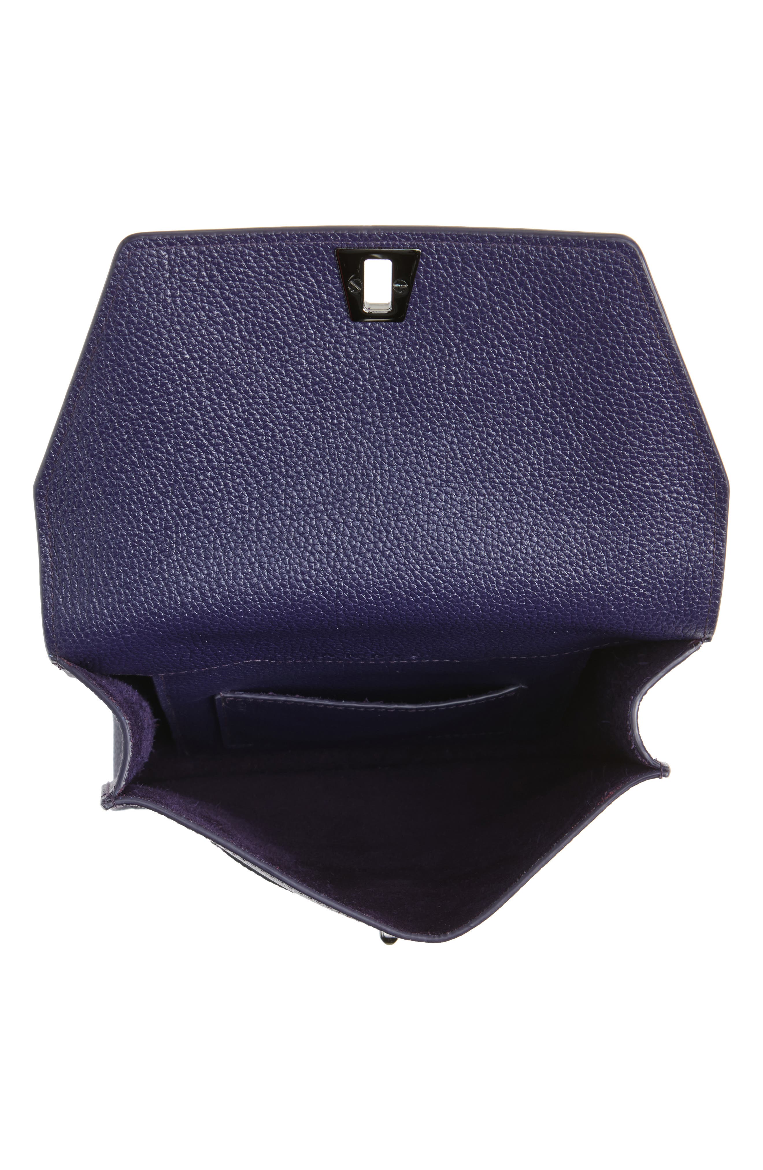 Small Anouk Leather Crossbody Bag, Alternate, color, AUBERGINE