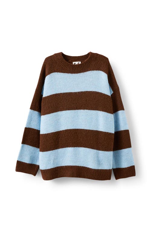 Cotton On Kids Kid's Blake Knit Crew In Brown