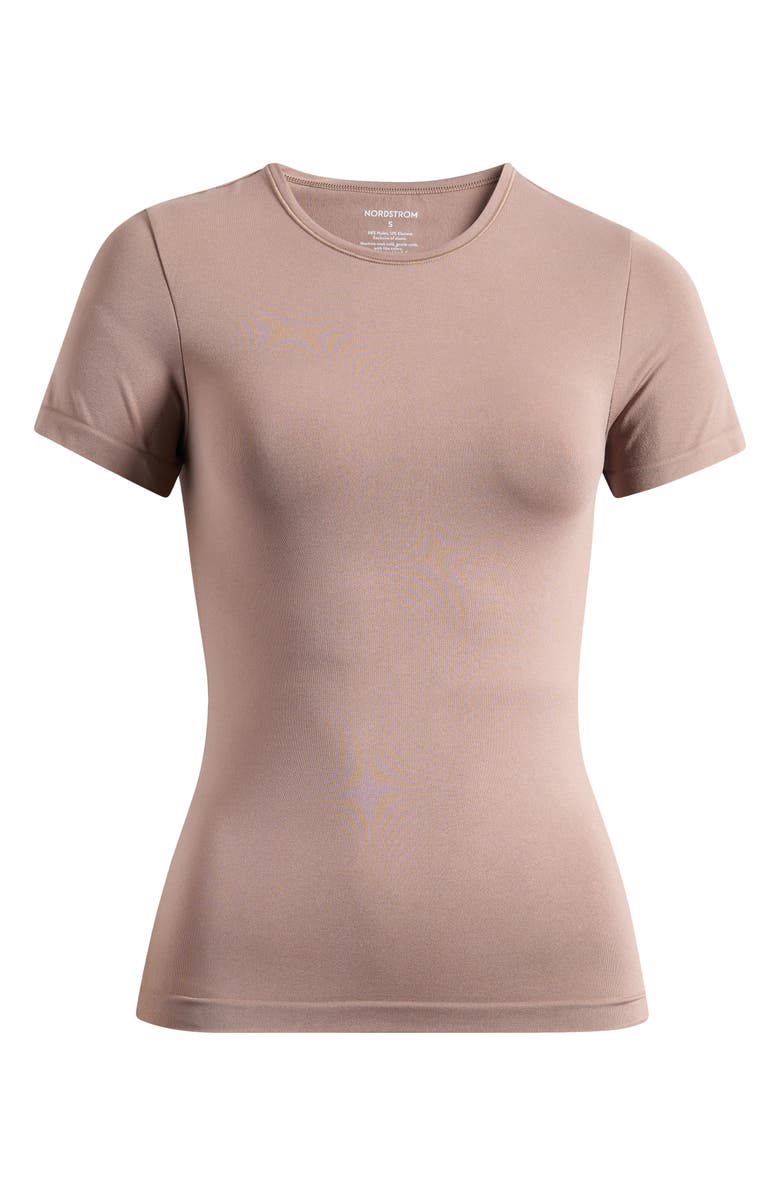 Nordstrom Seamless Layering Tee, Alternate, color, Brown Taupe