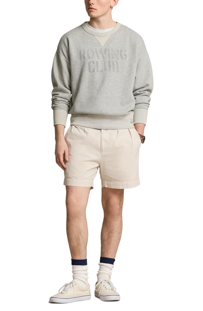 Polo Ralph Lauren Logo Cotton Fleece Crewneck Sweatshirt, Alternate, color, 