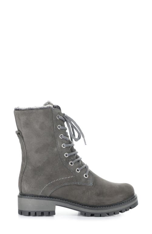 Bos. & Co. Asher Waterproof Faux Fur Bootie In Gray