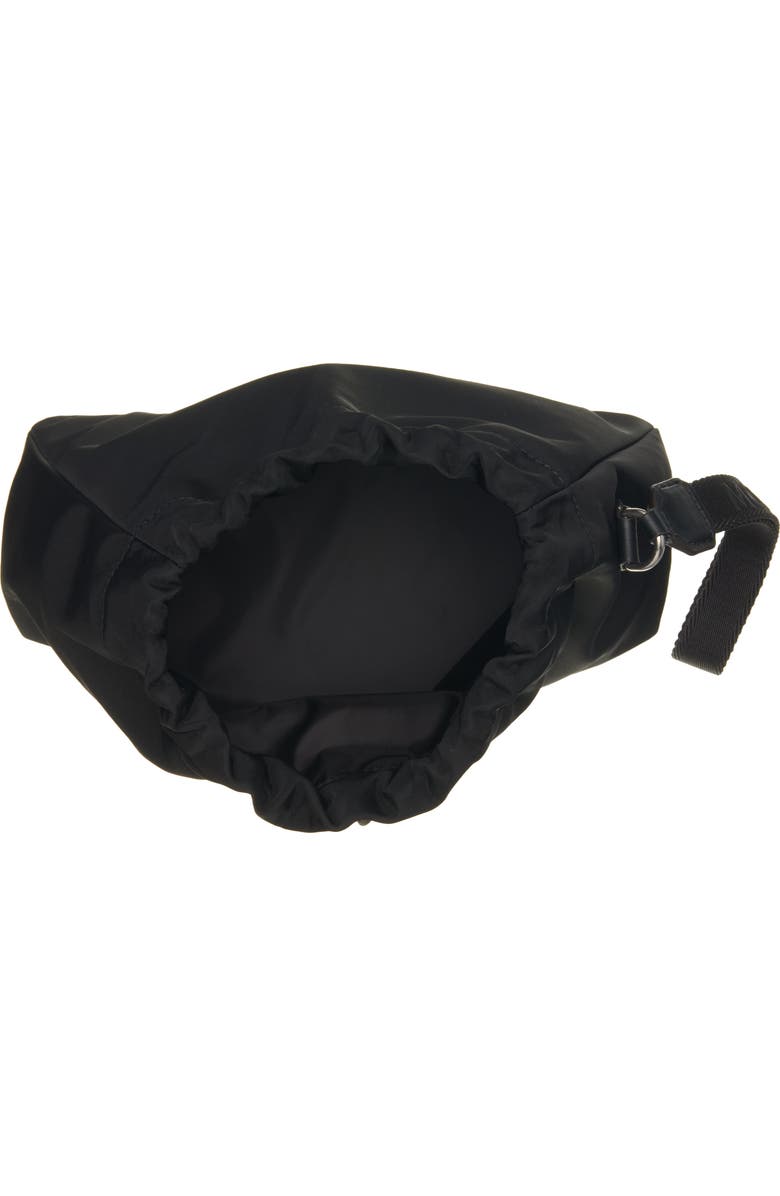 Moncler Trick Nylon Pouch, Alternate, color, Black