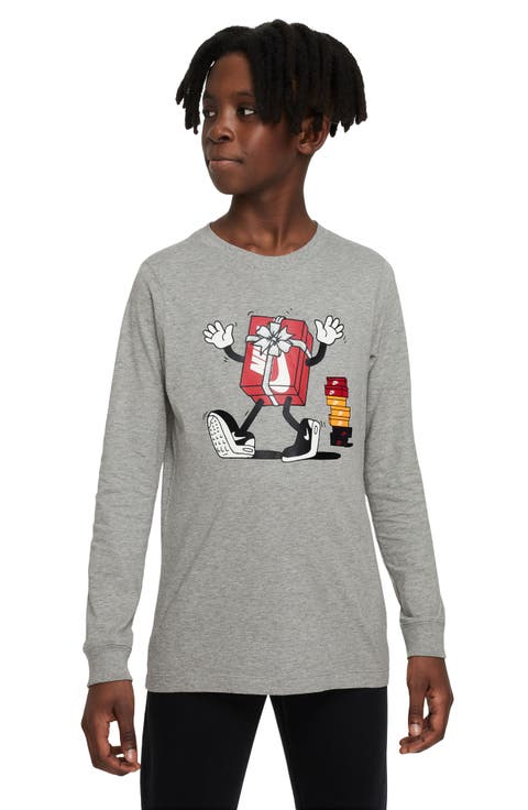Kids' Sportswear Long Sleeve Graphic T-Shirt