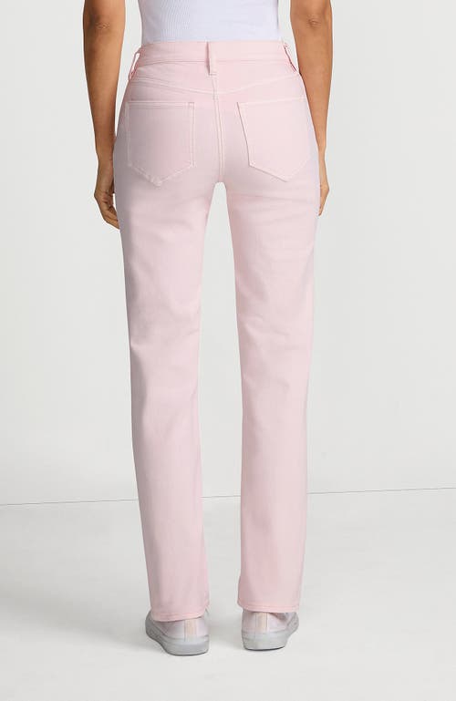LANDS' END LANDS' END RECOVER HIGH RISE STRAIGHT LEG BLUE JEANS