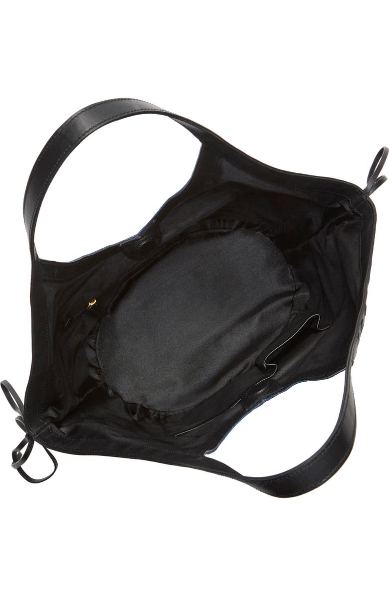 Vince Camuto Cryss Stitch Trim Tote, Alternate, color, Dkgrey 01