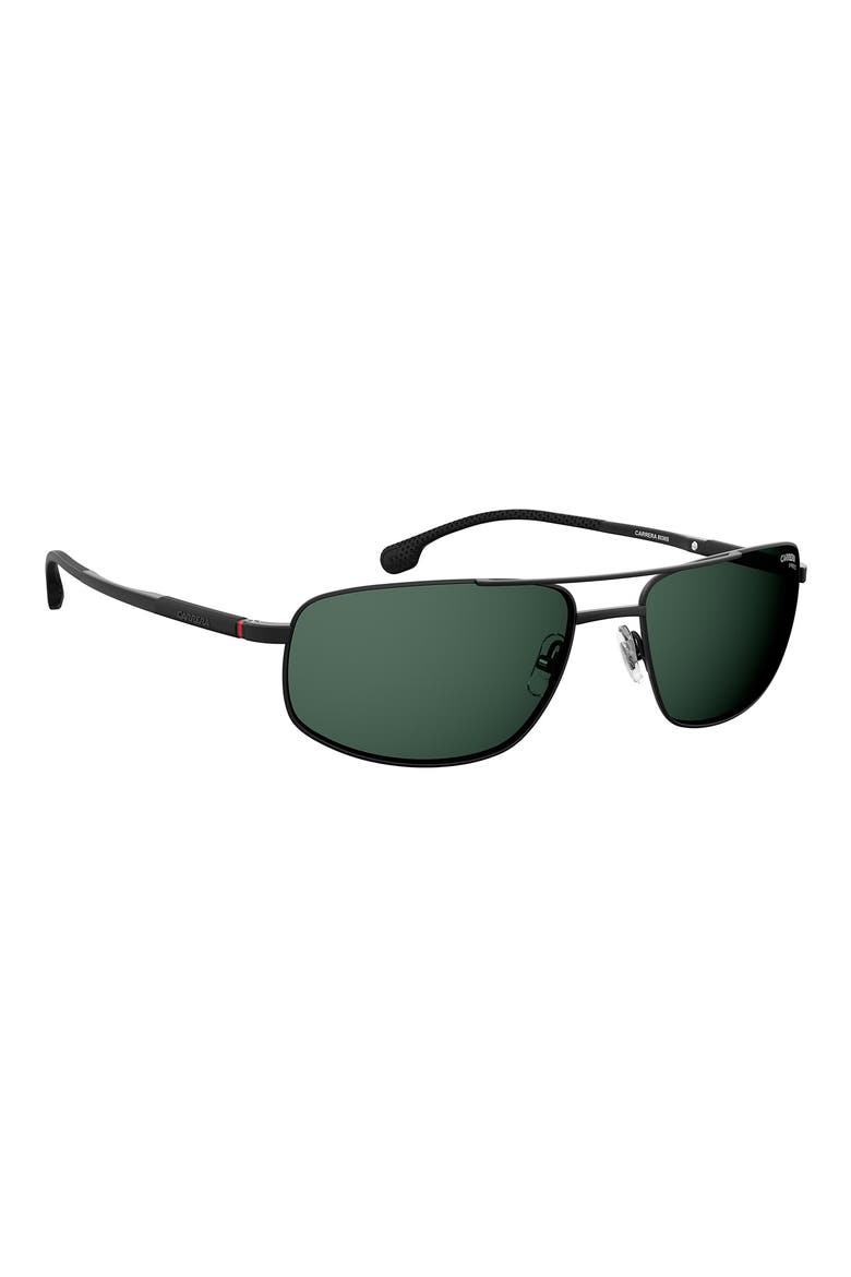 62mm Navigator Sunglasses, Alternate, color, MATTE BLACK
