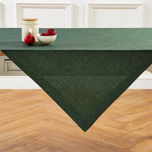 Solino Home Linen Table Throw In Green