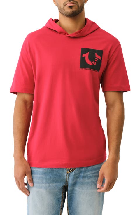 TRUE RELIGION ワインレッド パーカー L True Religion Red Regular Size Hoodies & Sweatshirts for