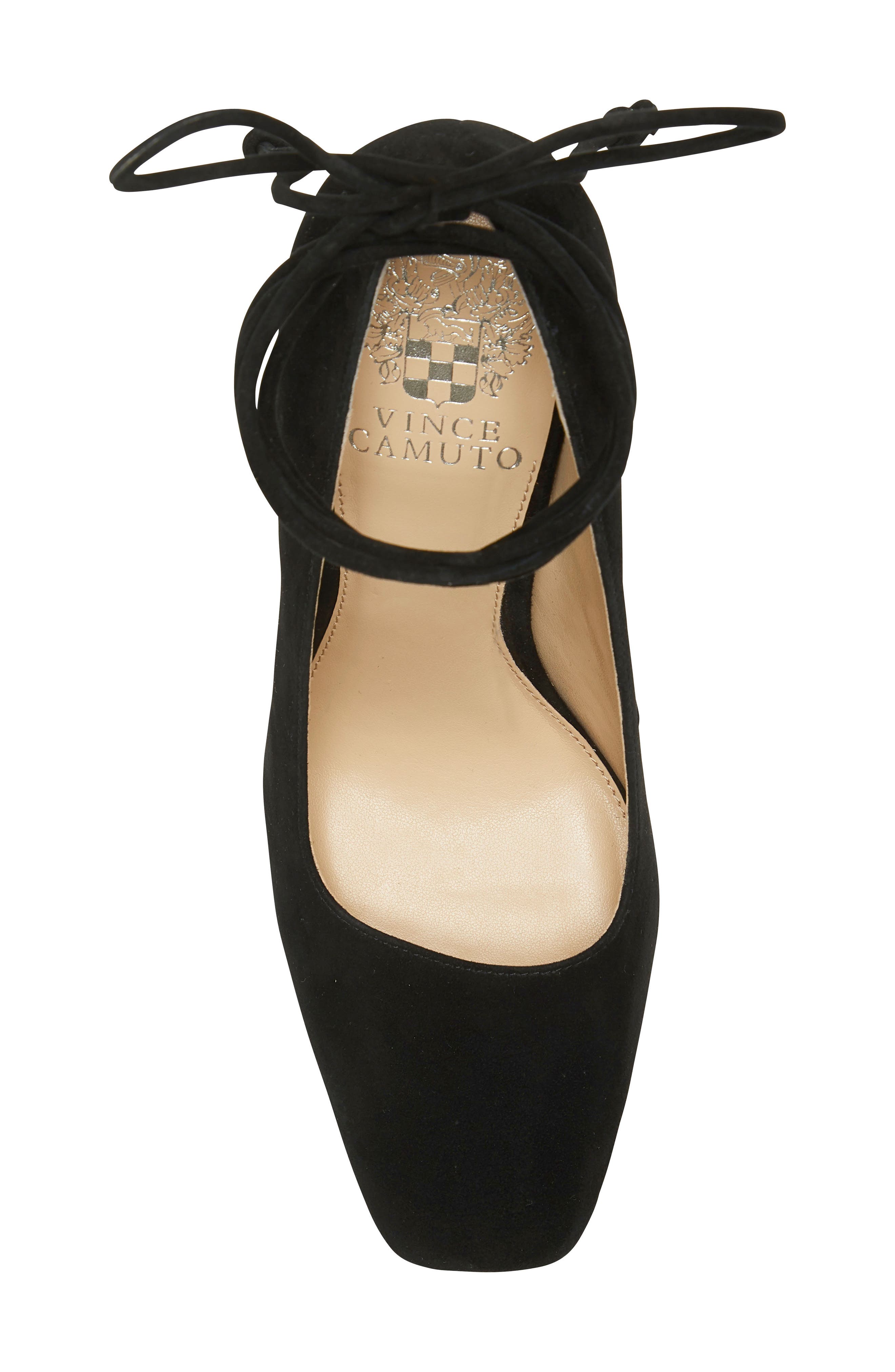 Vince Camuto Damell Lace-Up Square Toe Pump, Alternate, color, 