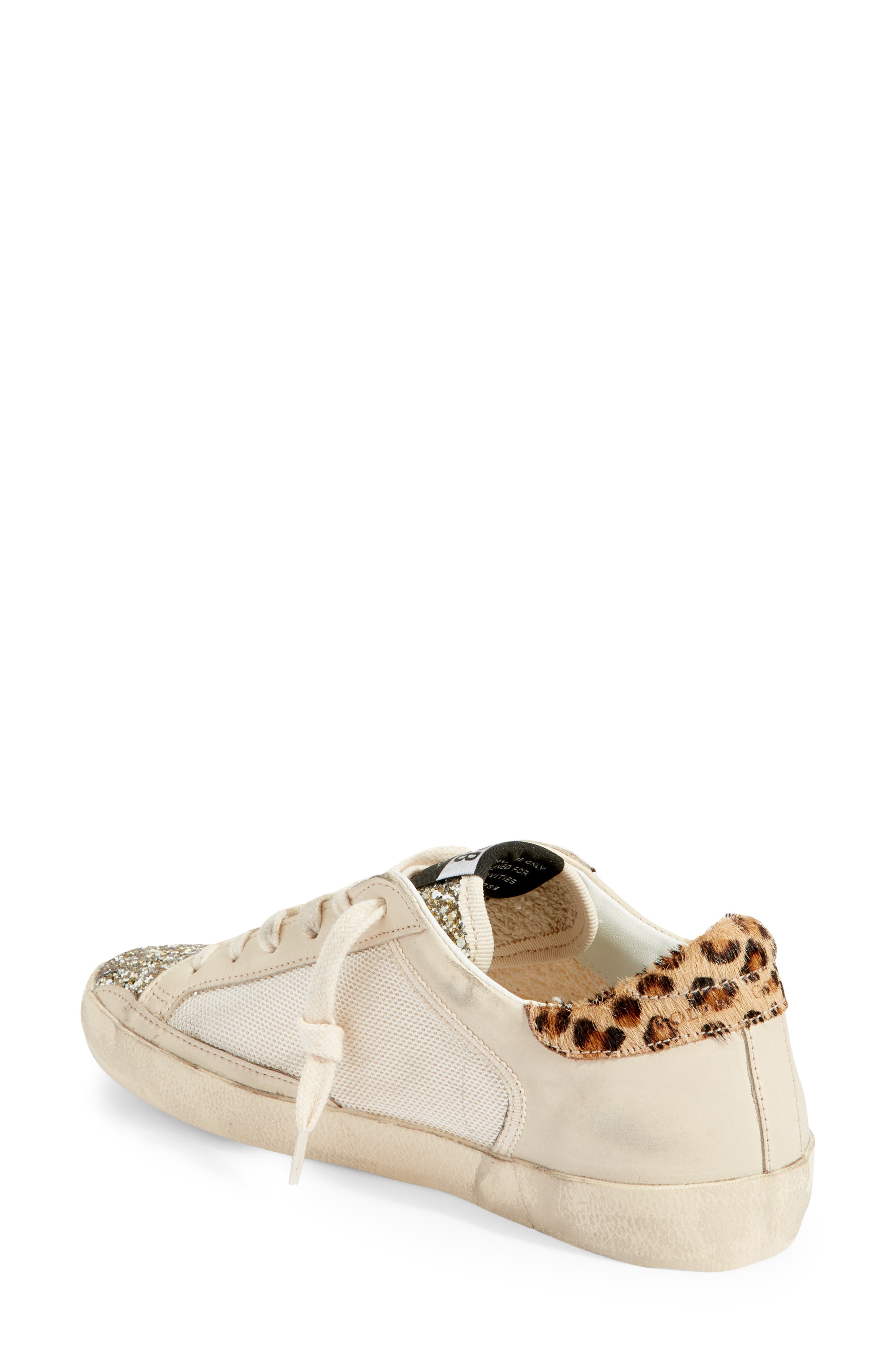 Golden Goose Super-Star Glitter Sneaker, Alternate, color, 