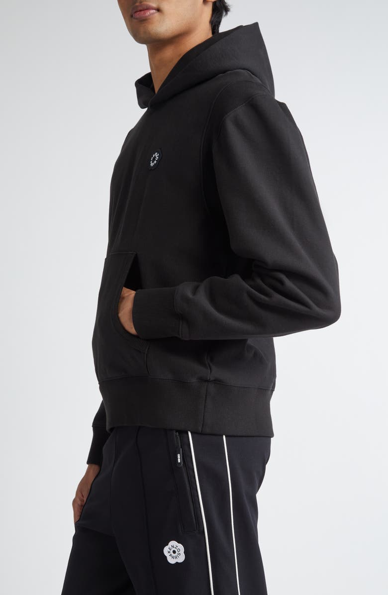KENZO Boke Flower 2.0 Embroidered Cotton Molleton Hoodie, Alternate, color,
