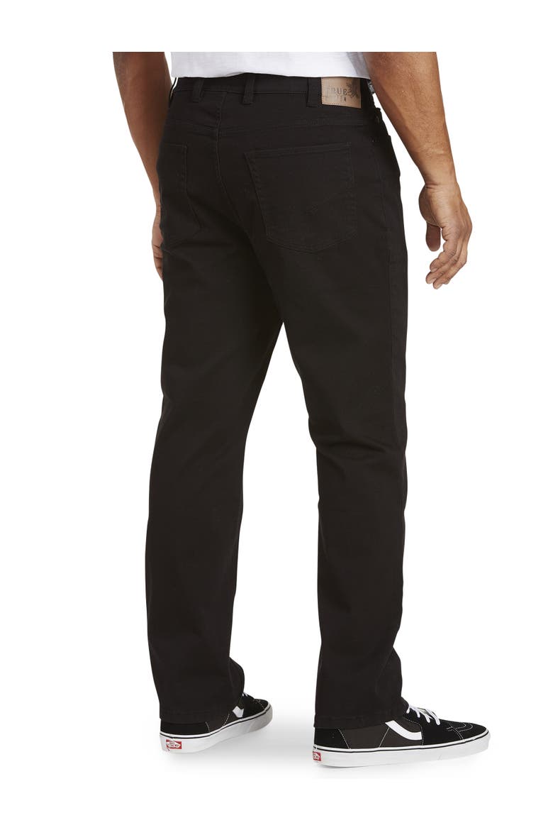 Big & Tall Black Athletic-Fit Stretch Jeans, Alternate, color, BLACK ECO