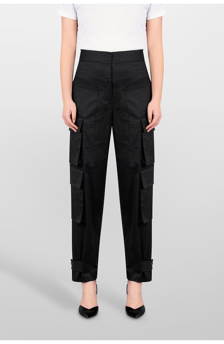 LAURA APARICIO Cargo Cotton Pants, Main, color, Beige