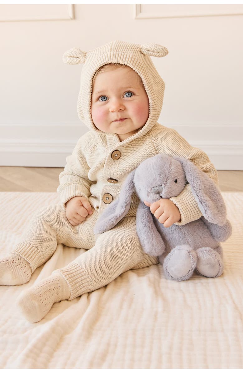 Snuggle Bunnies Penelope the Bunny 12" Plush & 6" Keychain Set, Alternate, color, Silver