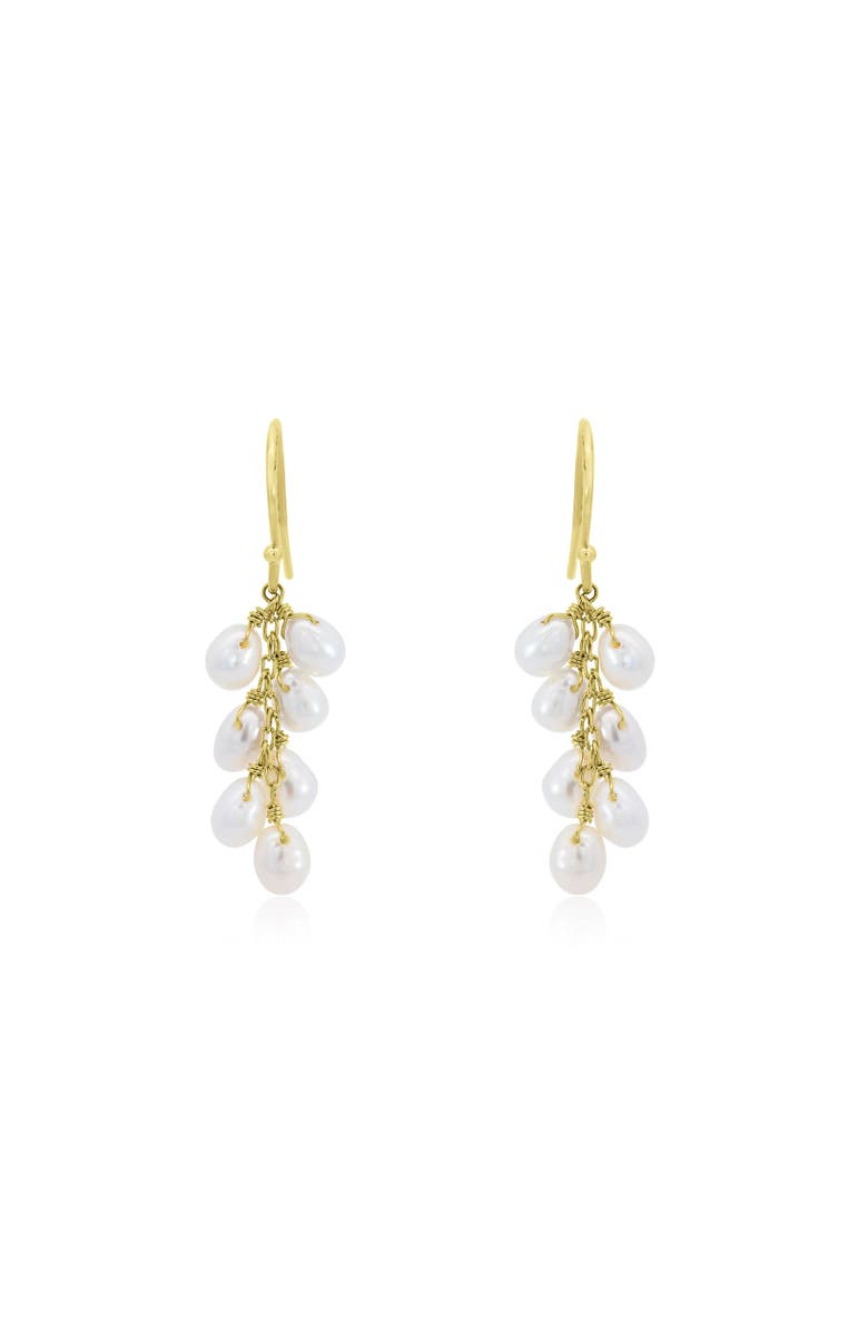 The Lovery Fine Jewelry Pearl Bead Dangle Earrings, Alternate, color, Pearl