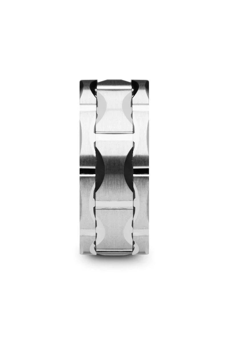 Larson Jewelers Kanye Tungsten Carbide Wedding Band, Alternate, color, Metallic Silver