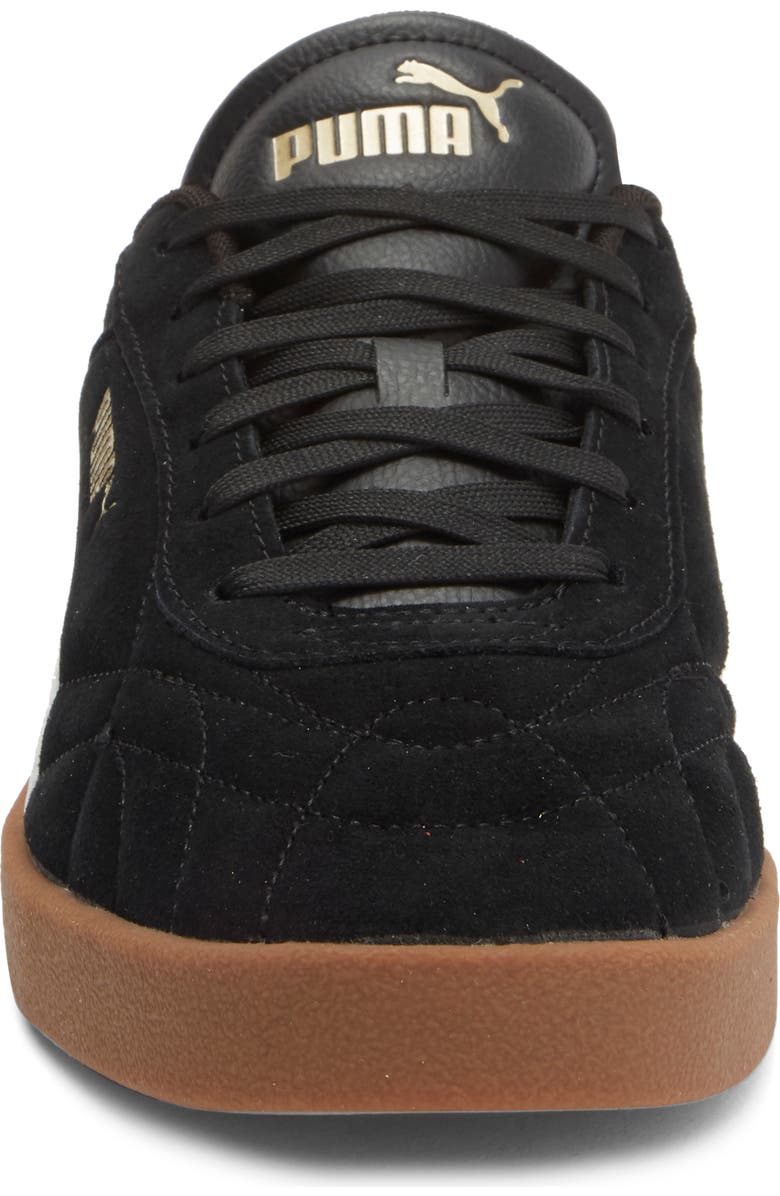PUMA Club II Indoor Sneaker, Alternate, color, Puma Black/ Puma Gold/ Gum