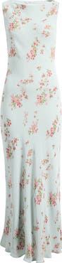 Reformation Prescott Floral Column Maxi Dress