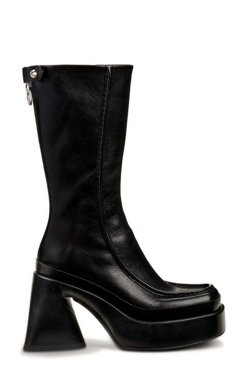 Cult Gaia Emersyn Block Heel Platform Boot In Black