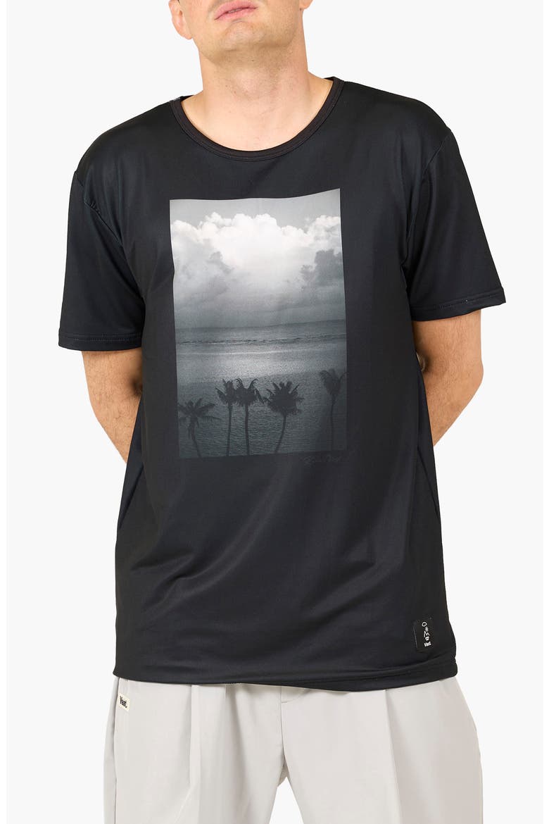 Kuhio Earth Performance Graphic T-Shirt, Alternate, color, BLACK