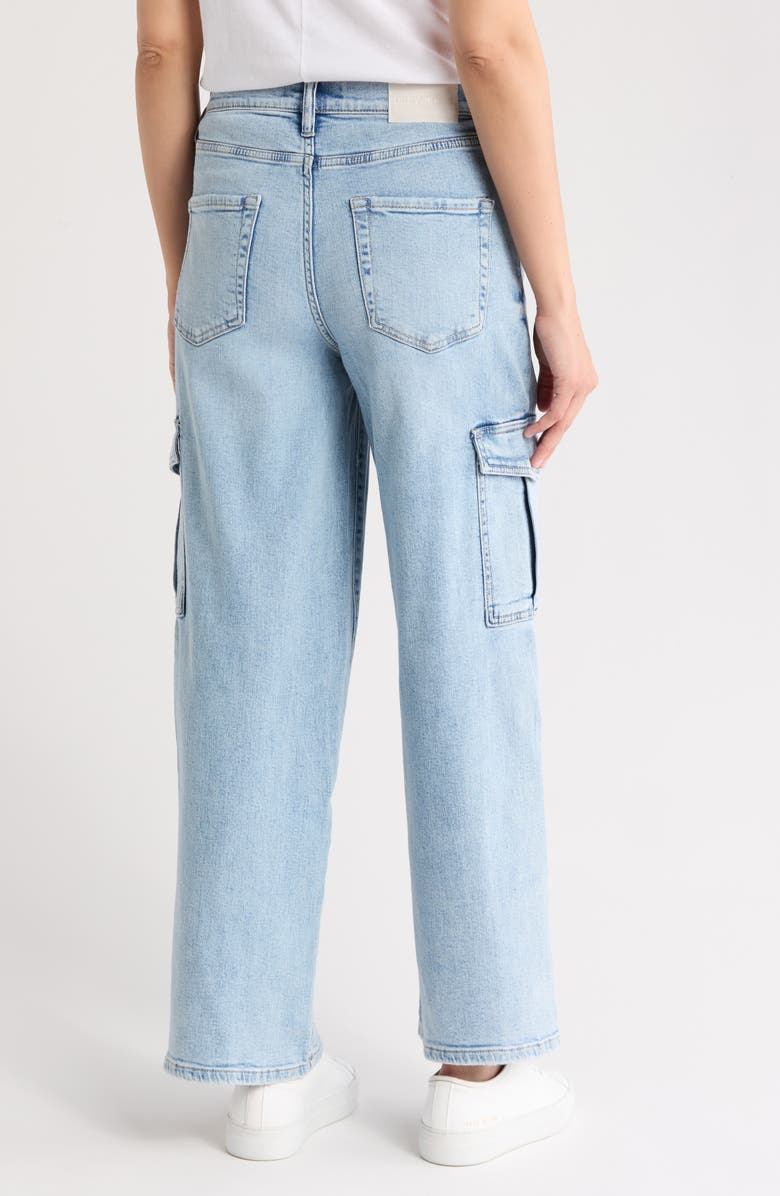 DKNY Jeans High Waist Cargo Jeans, Alternate, color,