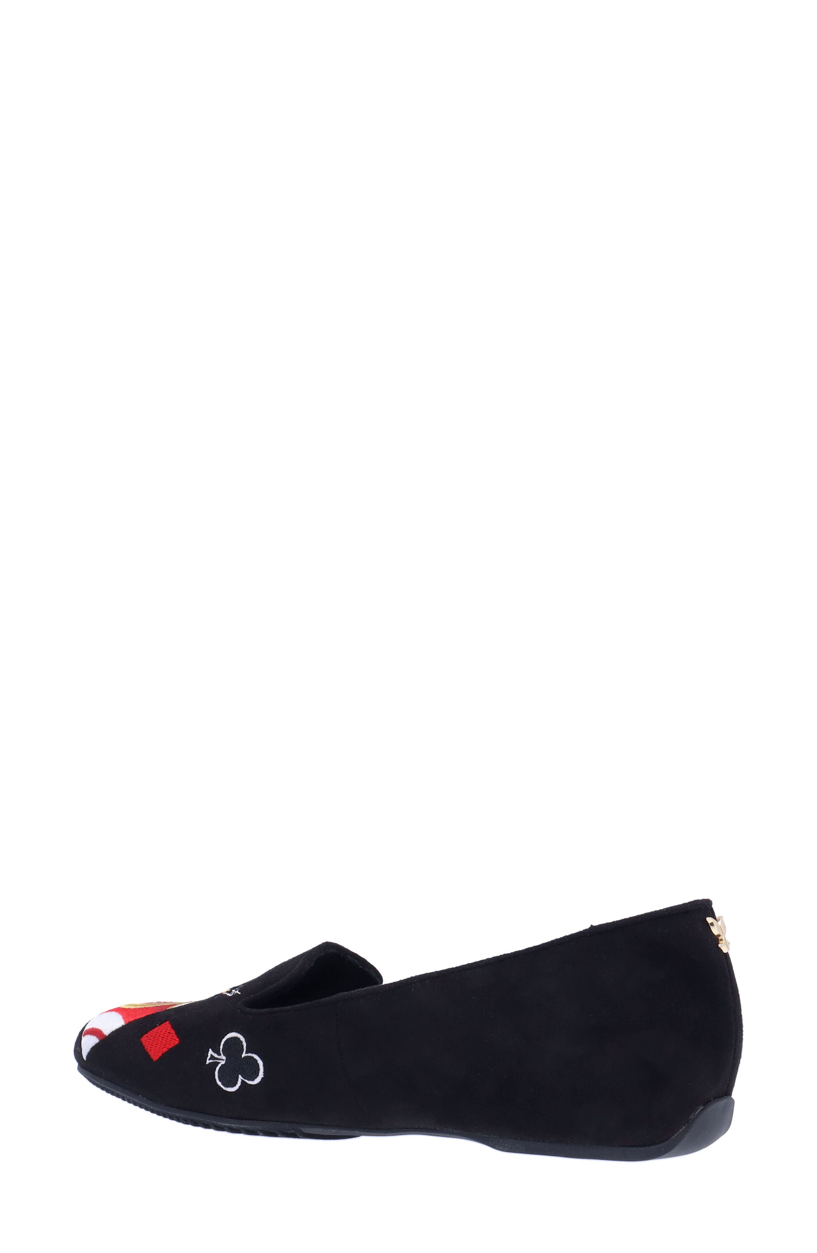 J. Reneé Fullhouse Embroidered Loafer, Alternate, color, Black