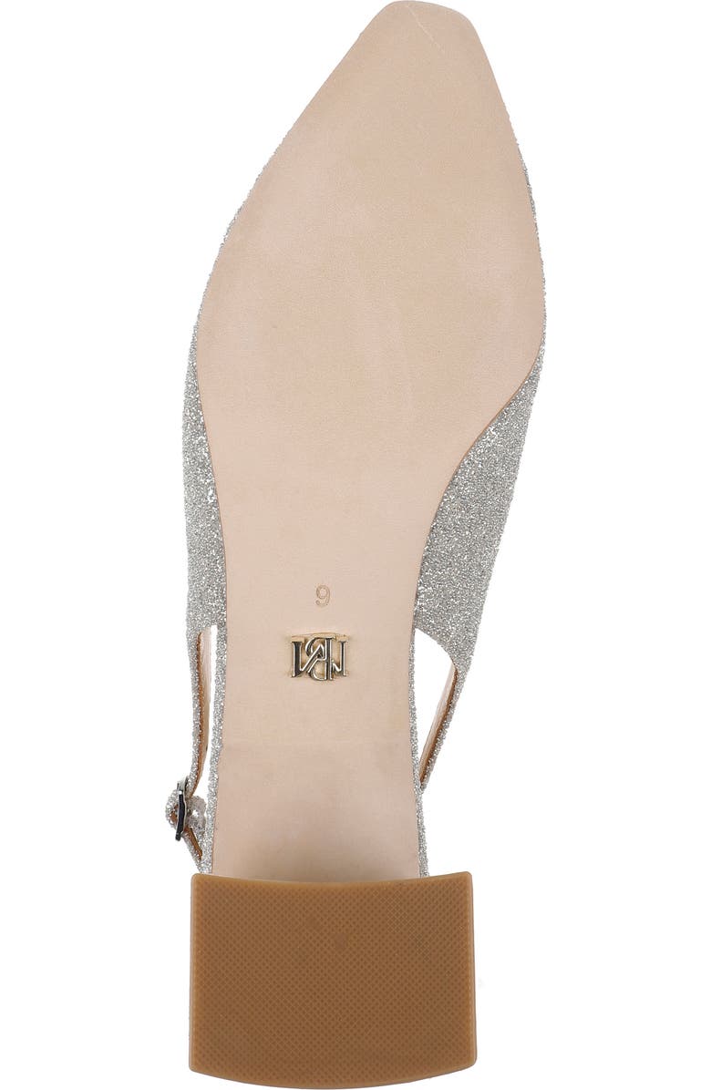 Badgley Mischka Collection Gracen Slingback Pump, Alternate, color, Silver Glitter