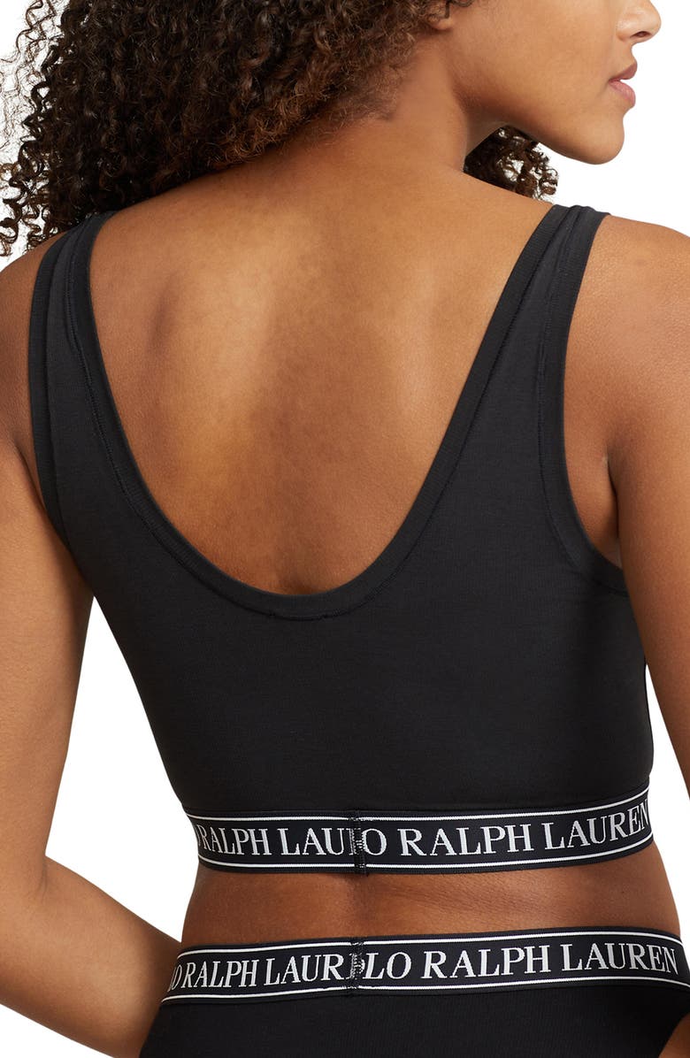 Polo Ralph Lauren Ribbed Built-Up Bralette, Alternate, color, 