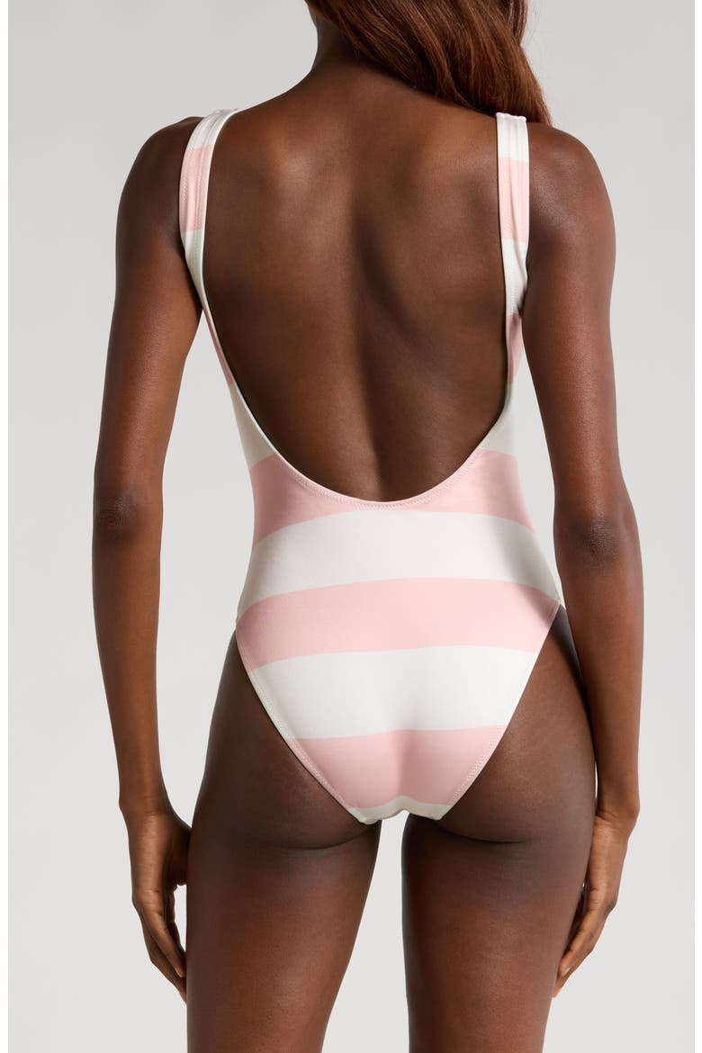 Annemarie Stripe Reversible One-Piece Swimsuit, Alternate, color, GELATO STRIPE