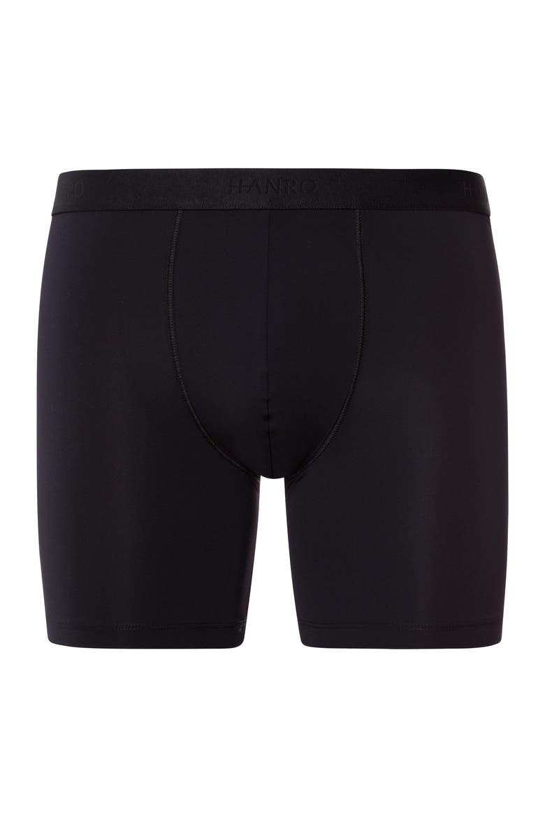 Micro Touch Long Boxer Brief, Main, color, Black
