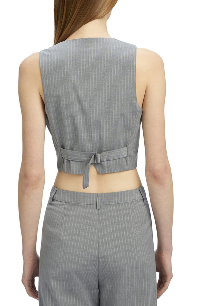 Bardot Callista Pinstripe Vest, Alternate, color, 