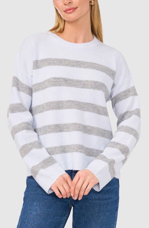 Stripe Crewneck Sweater