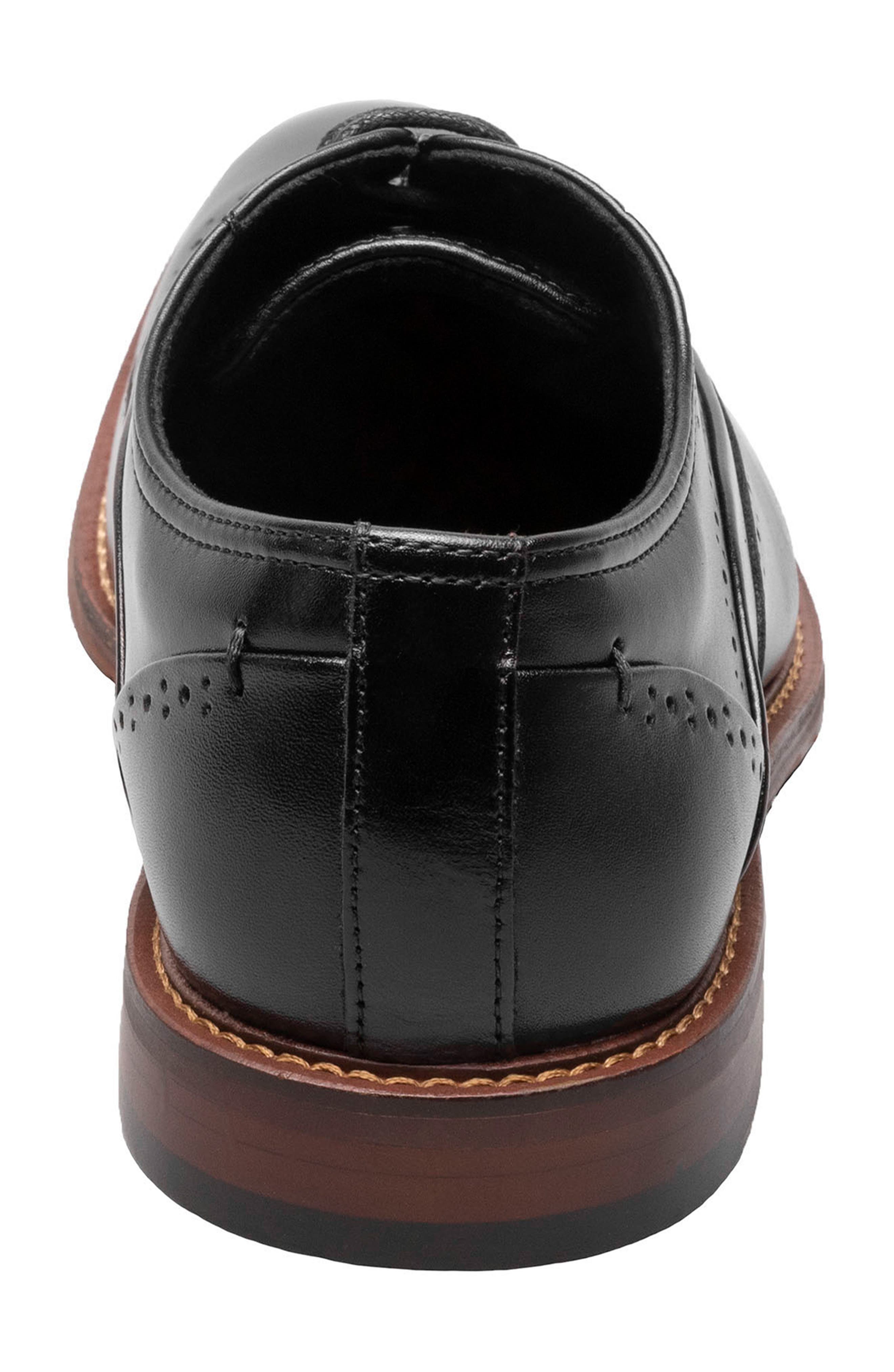 Stacy Adams MacArthur Wing Oxford, Alternate, color, Black Smooth