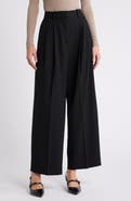 COS Pleat Front Twill Wide Leg Pant