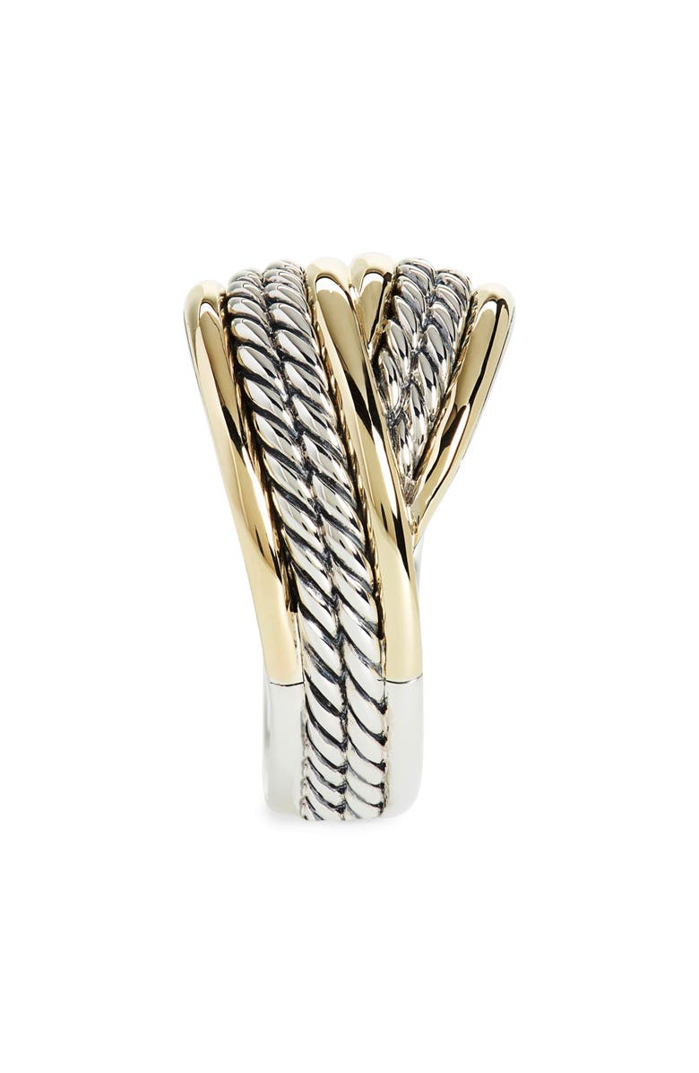 David Yurman 18K Gold Origami Ring, Alternate, color, 