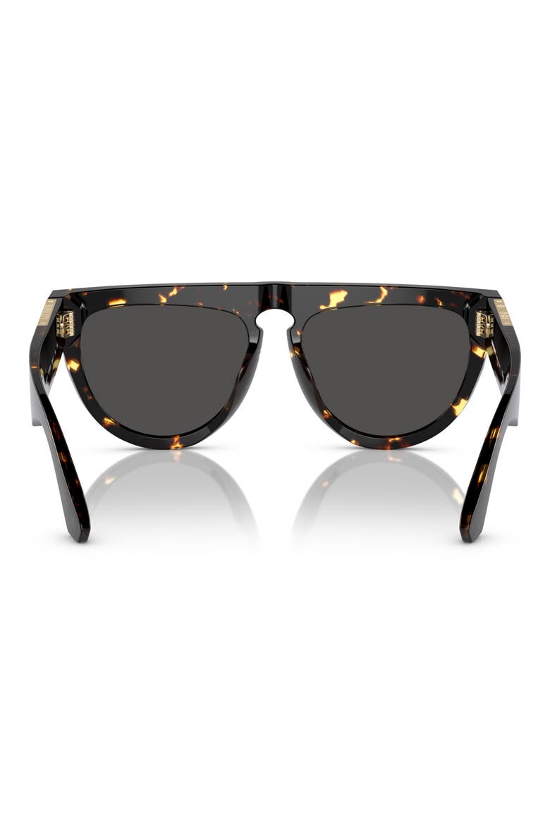 59mm Gradient Polarized Irregular Sunglasses, Alternate, color, DK HAVANA